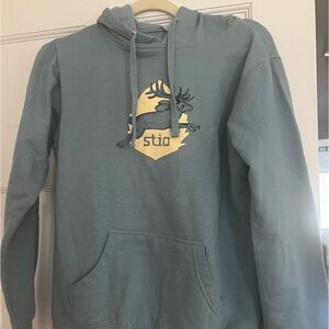 Women’s blue Stio hooded sweatshirt